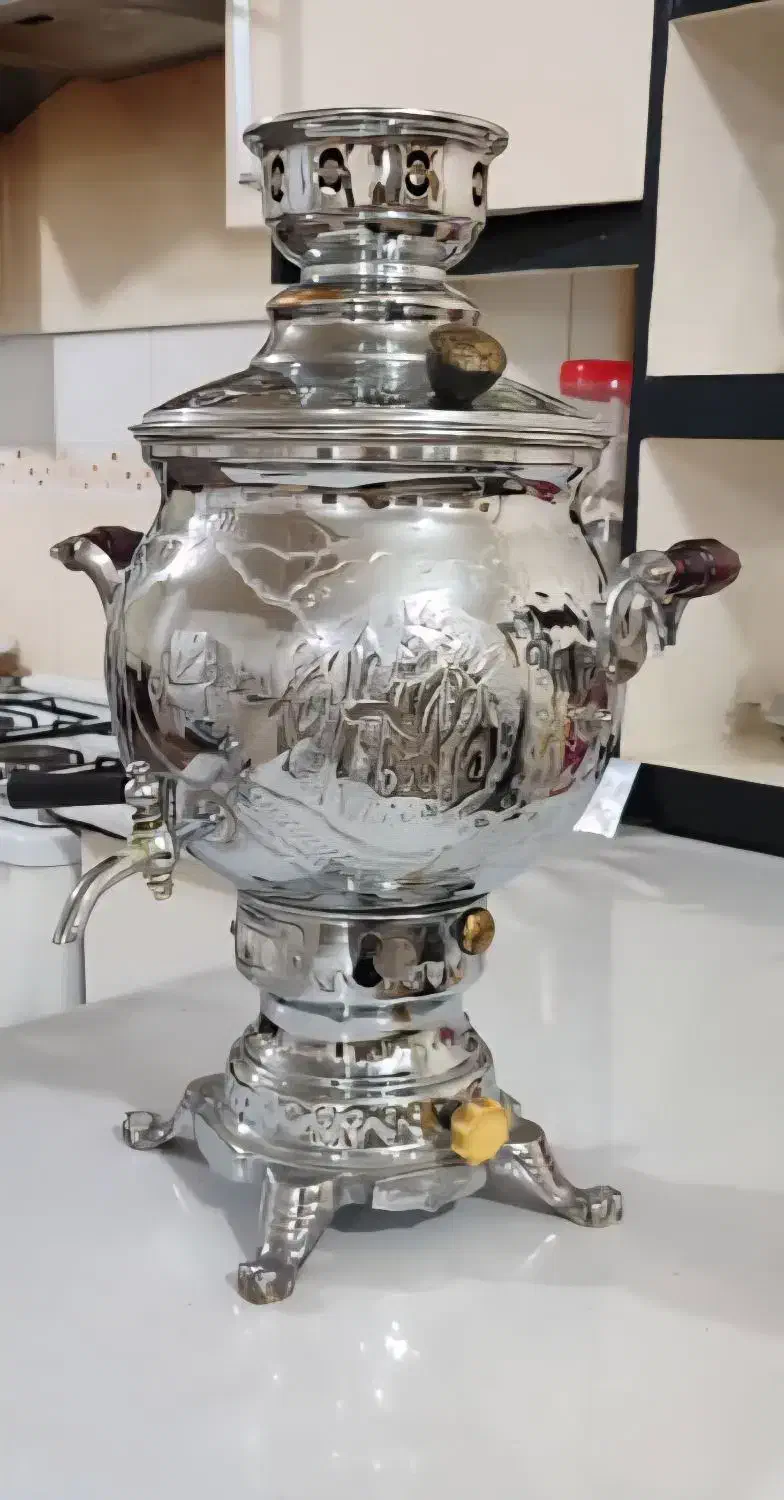 سماور ۶لیتری قلم کاری|سماور، چایساز، قهوهساز|دورود, |دیوار