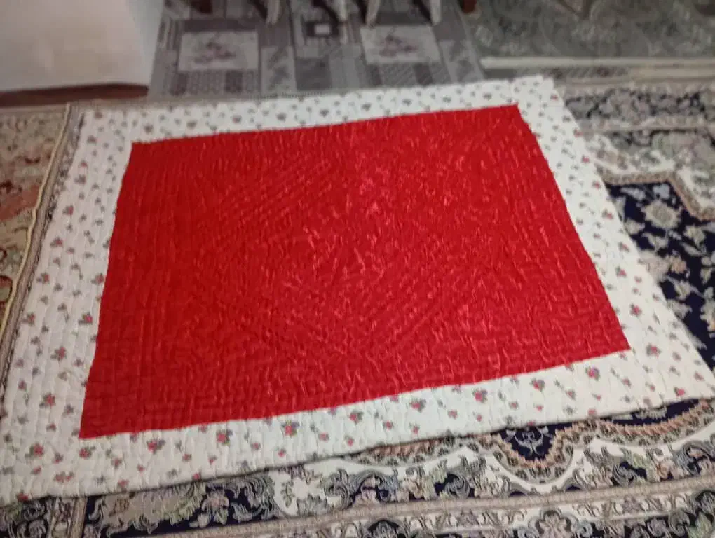 دو عدد لحاف پشمی دوخت سنتی|رختخواب، بالش، پتو|چهارباغ, |دیوار