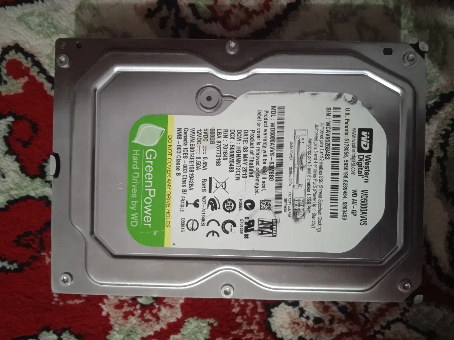 هارد ۵۰۰|قطعات و لوازم جانبی رایانه|فاضل آباد, |دیوار