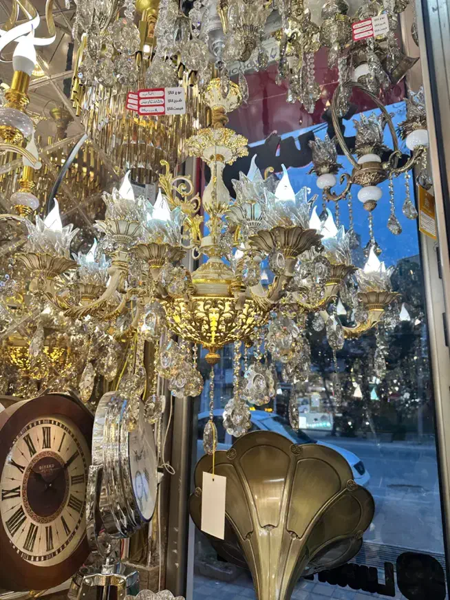 لوستر در تنوع مدل بالا|لوستر و چراغ آویز|اردبیل, |دیوار