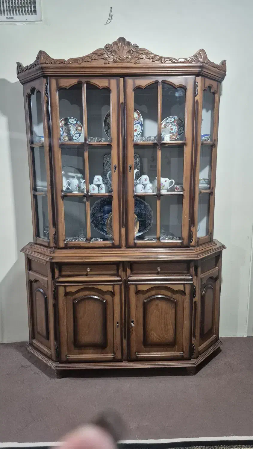 بوفه چوبی|بوفه، ویترین، کنسول|خرمدره, |دیوار