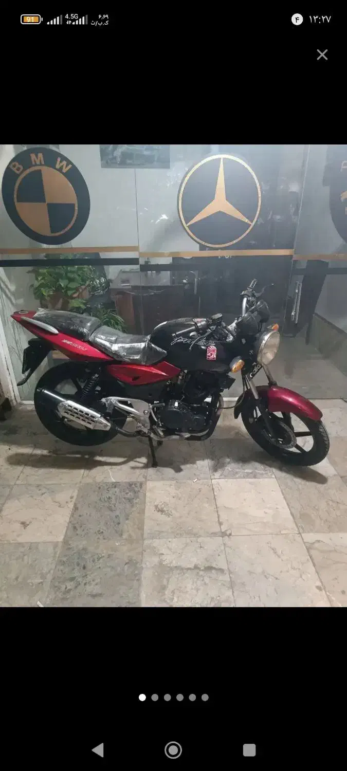 موتور 95 پالس فنی سالم مدارک کامل آماده انتقال|موتورسیکلت|تهران, نعمت‌آباد|دیوار