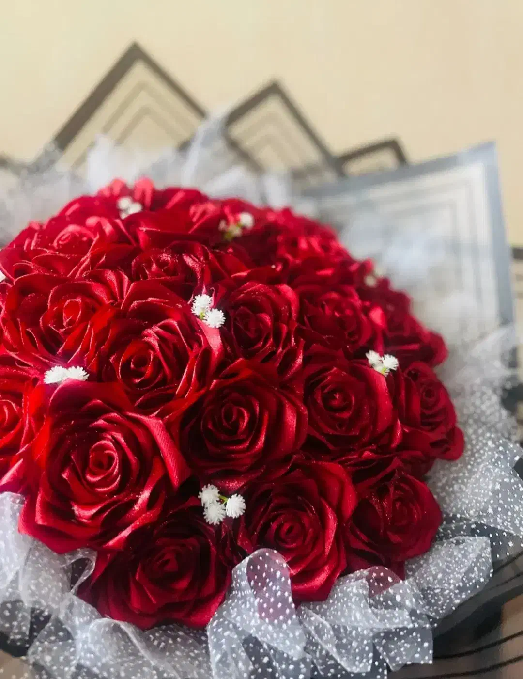 تخفیف گل روبانی وباکس گل|گل مصنوعی|تبریز, |دیوار