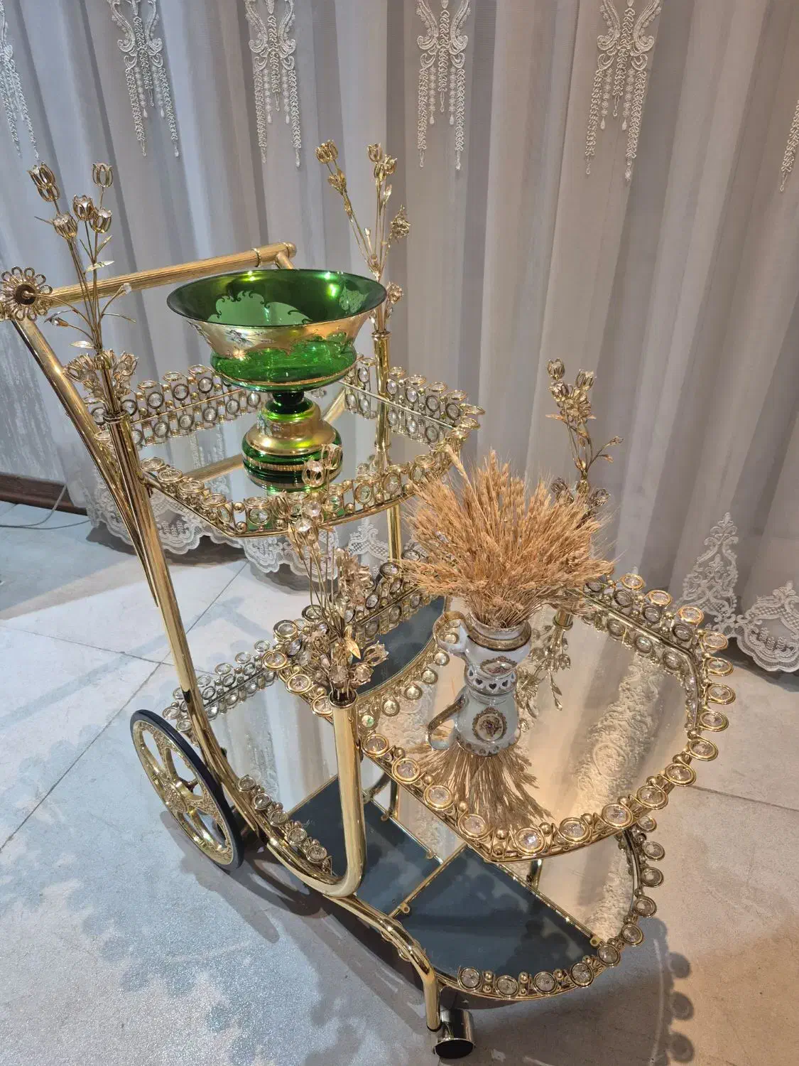 میز بار آیینه کاری شده|بوفه، ویترین، کنسول|کرج, جهانشهر|دیوار