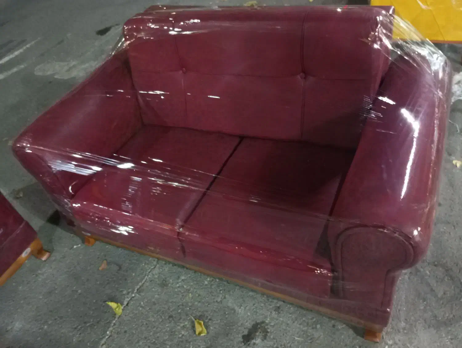 مبل شرکتی سناتور۷نفره‌درحد (زرشکی.سبززیتونی)|مبلمان خانگی و میز عسلی|کرج, گلشهر|دیوار