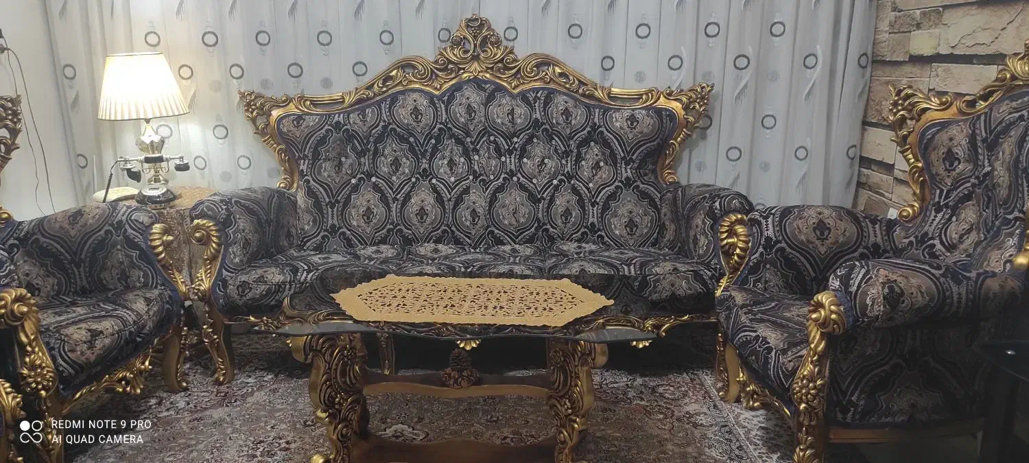 مبل سلطنتی اکازیون|مبلمان خانگی و میز عسلی|محمدیه-قزوین, |دیوار