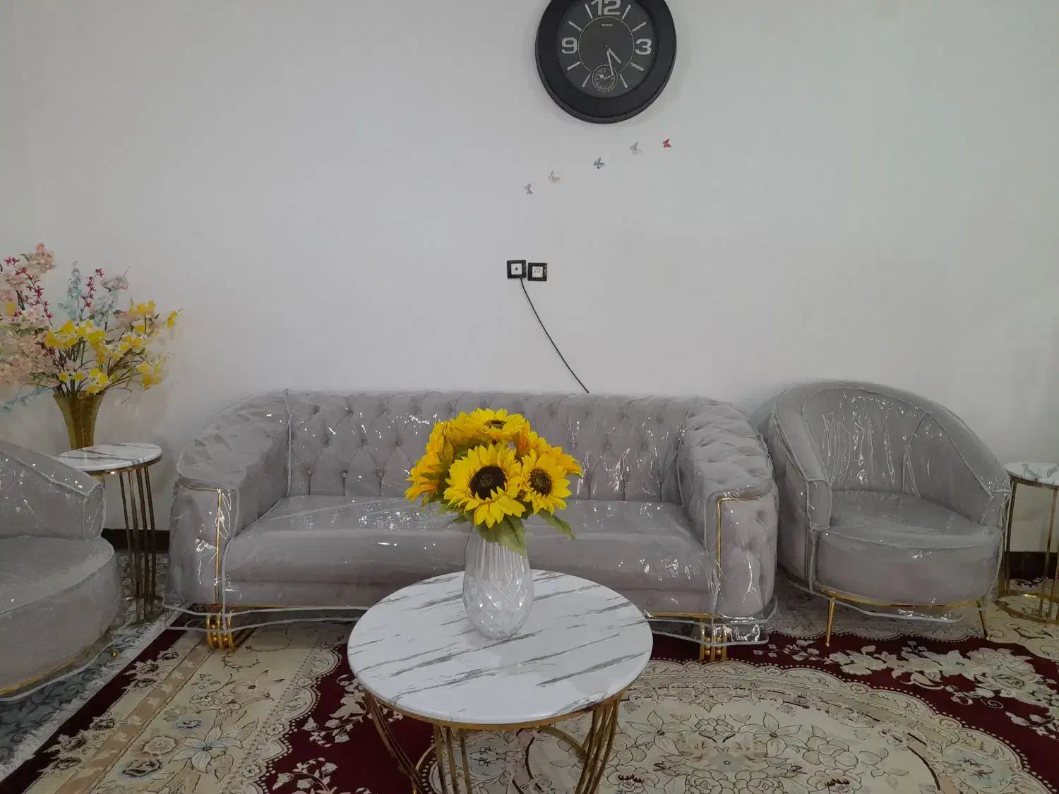 کاور مبلمان شیک و تمیز|مبلمان خانگی و میز عسلی|کاشان, قطب راوندی|دیوار