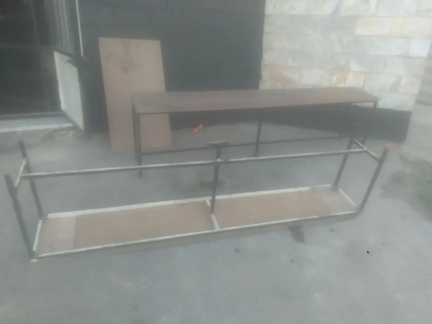 ۲تا نیمکت آهنی ۴تا چوبی|حراج|گرگان, |دیوار