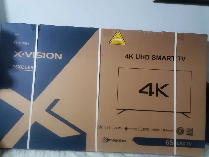 تلویزیون ال ای دی ایکس ویژن ۶۵|تلویزیون و پروژکتور|مشهد, ابوذر|دیوار