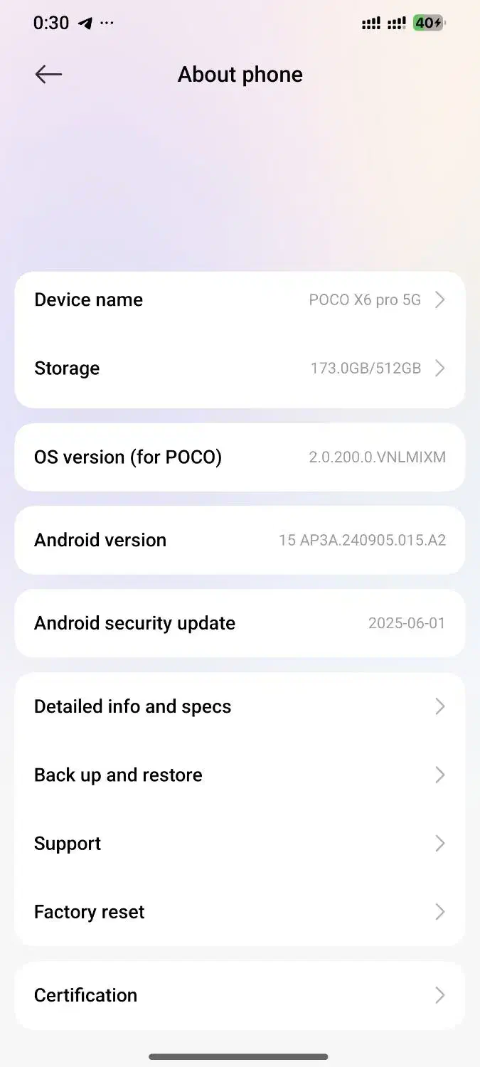 پوکو ایکس ۶پرو ۵۱۲گیگ|موبایل|تربت جام, یحیی آباد|دیوار
