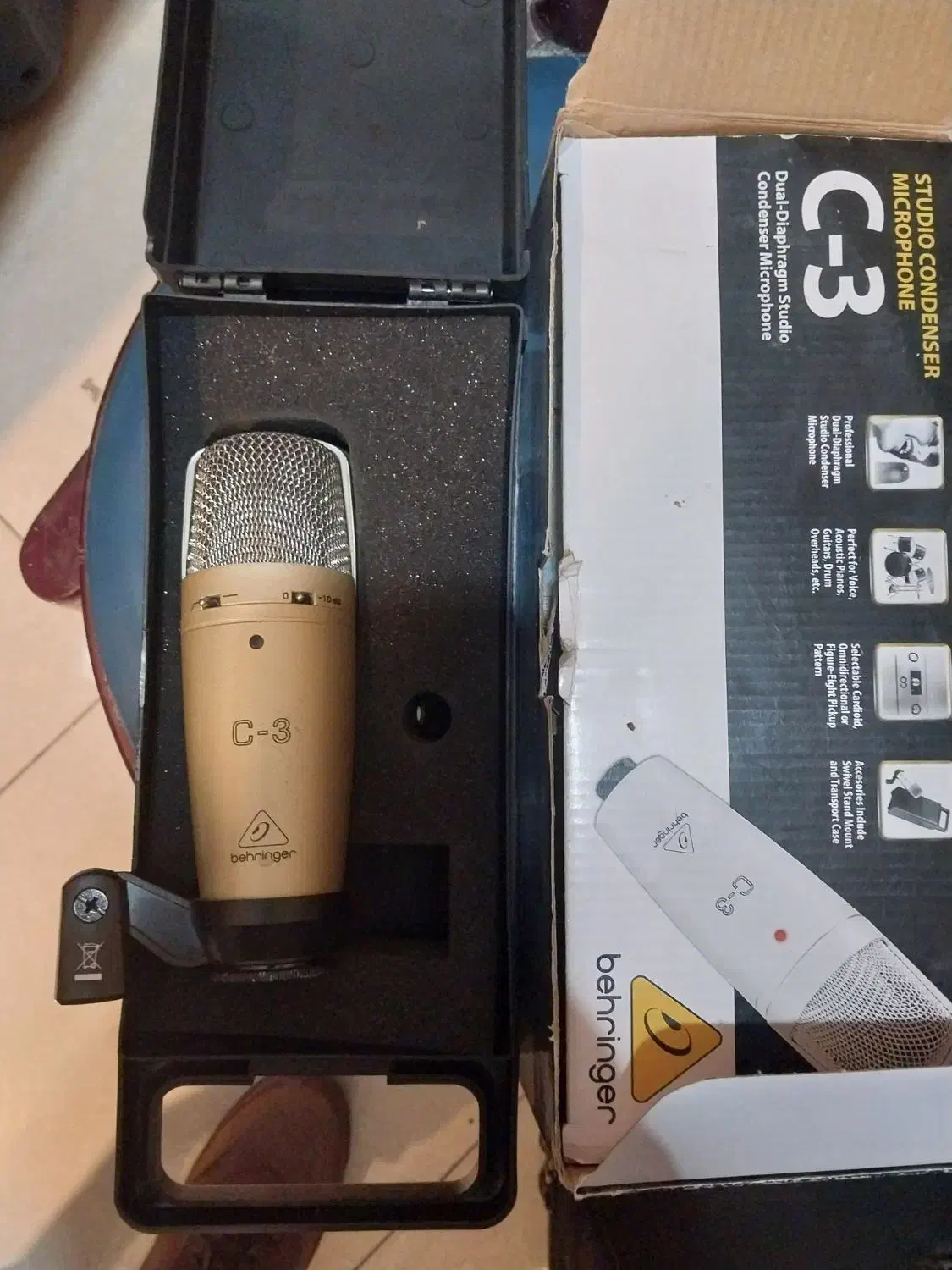 میکروفن استودیویی بهرینگر c3|صوتی و تصویری|کرج, آق تپه|دیوار