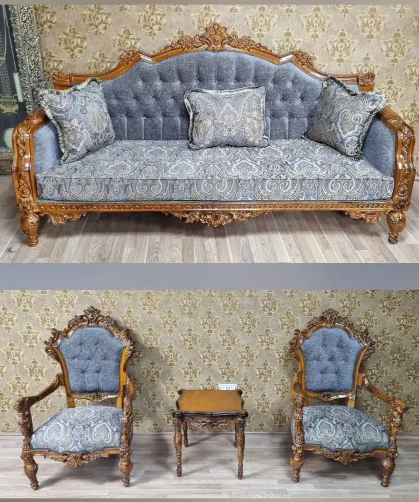 مبل استیل امپریال ۷ نفره|مبلمان خانگی و میز عسلی|هشتگرد, مدرس|دیوار