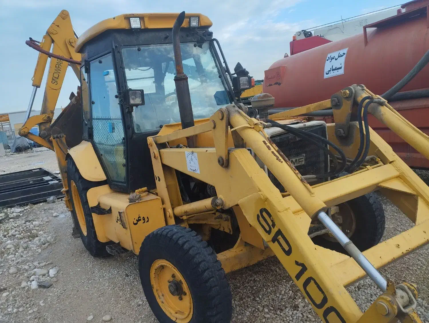 فروش بیل بکهو سنوپارس SP100|خودرو سنگین|شیراز, فرگاز|دیوار