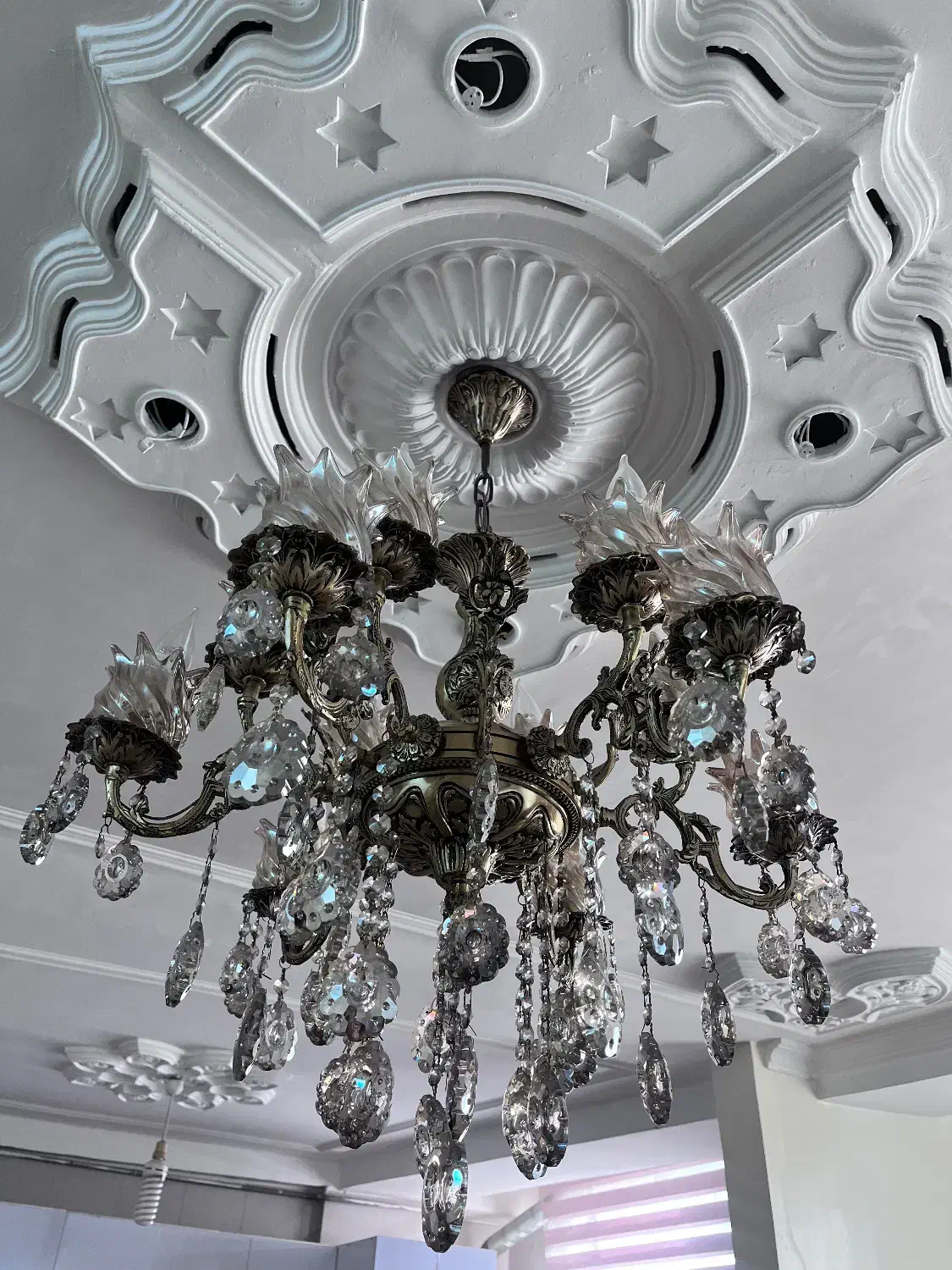 لوستر ۶شاخه ۱۲شعله|لوستر و چراغ آویز|شاهرود, |دیوار