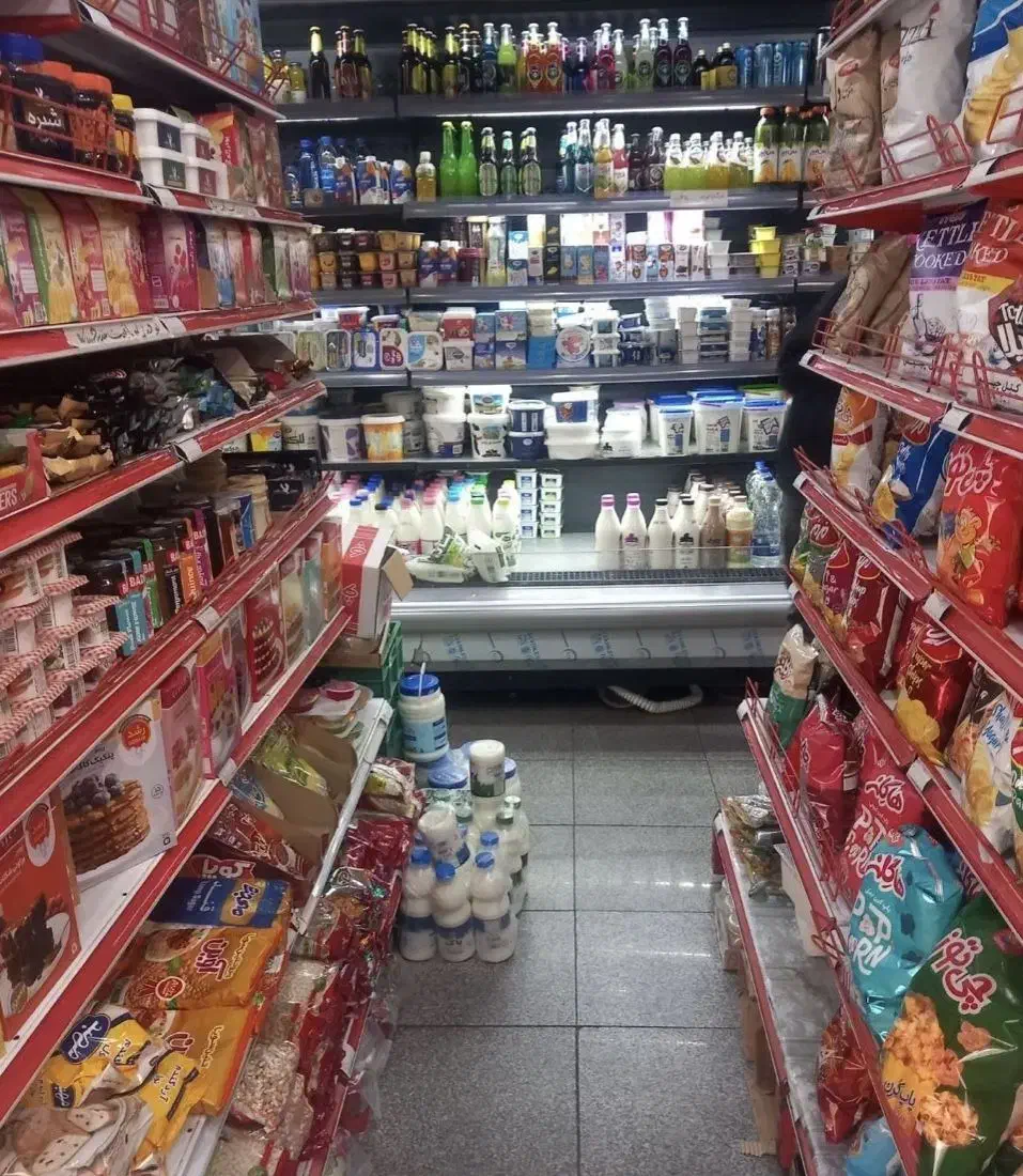 قفسه بندی لوازم اداری، قفسه با نبشی های پانچ شده|فروشگاه و مغازه|شیراز, شاهچراغ|دیوار