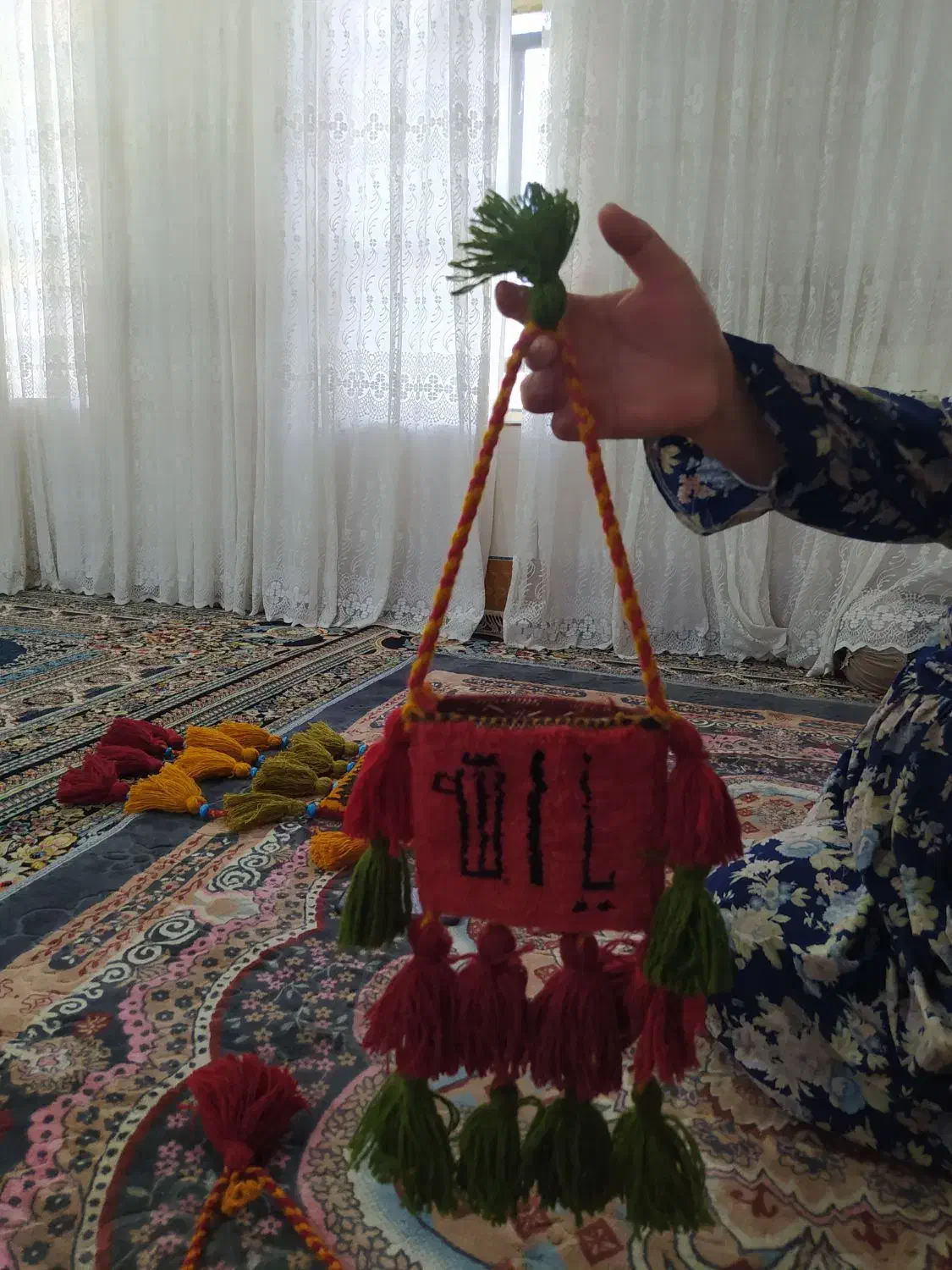 جا قرانی|گلیم، جاجیم، گبه|یاسوج, |دیوار