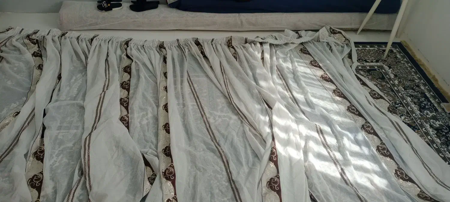 پرده حال و پزیرایی|پرده، رانر، رومیزی|گلبهار, شهر جدید گلبهار|دیوار