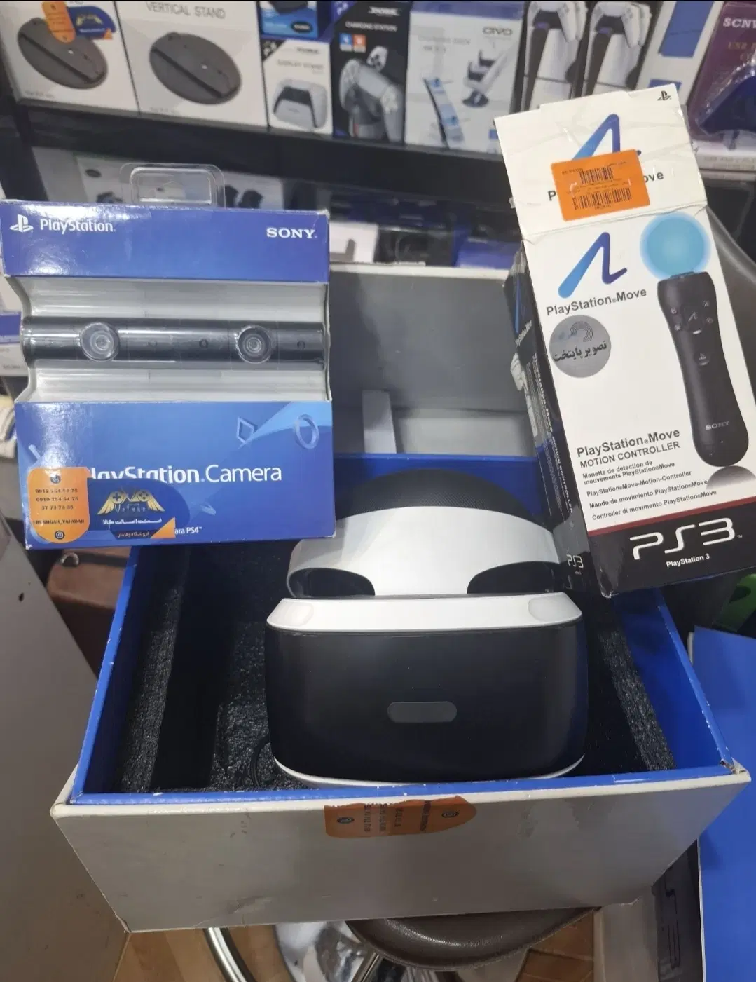 هدست واقعیت مجازی سونی PLAY STATION VRمناسب PS4|کنسول، بازی ویدئویی و آنلاین|قم, ارم|دیوار