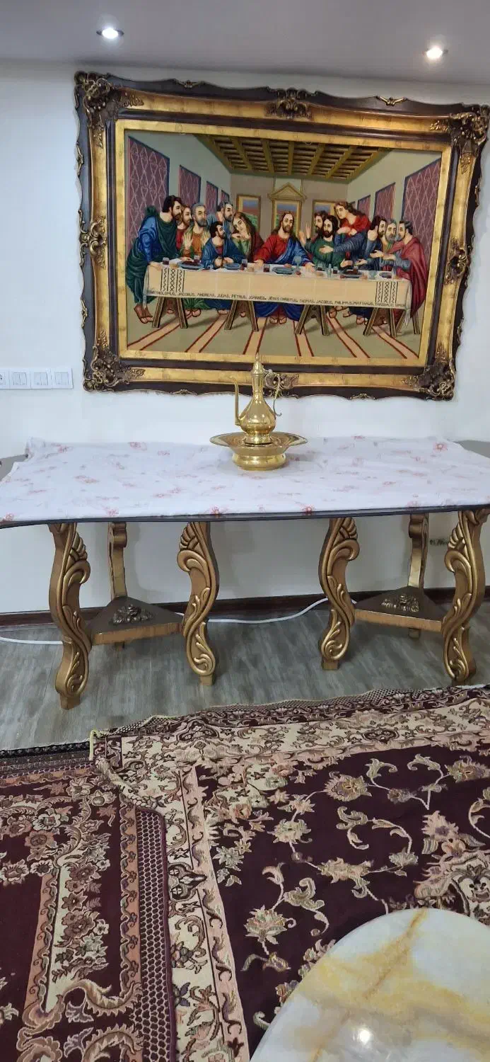 میزناهارخوری هشت نفره باهشت صندلی|میز و صندلی غذاخوری|فردیس, منظریه|دیوار