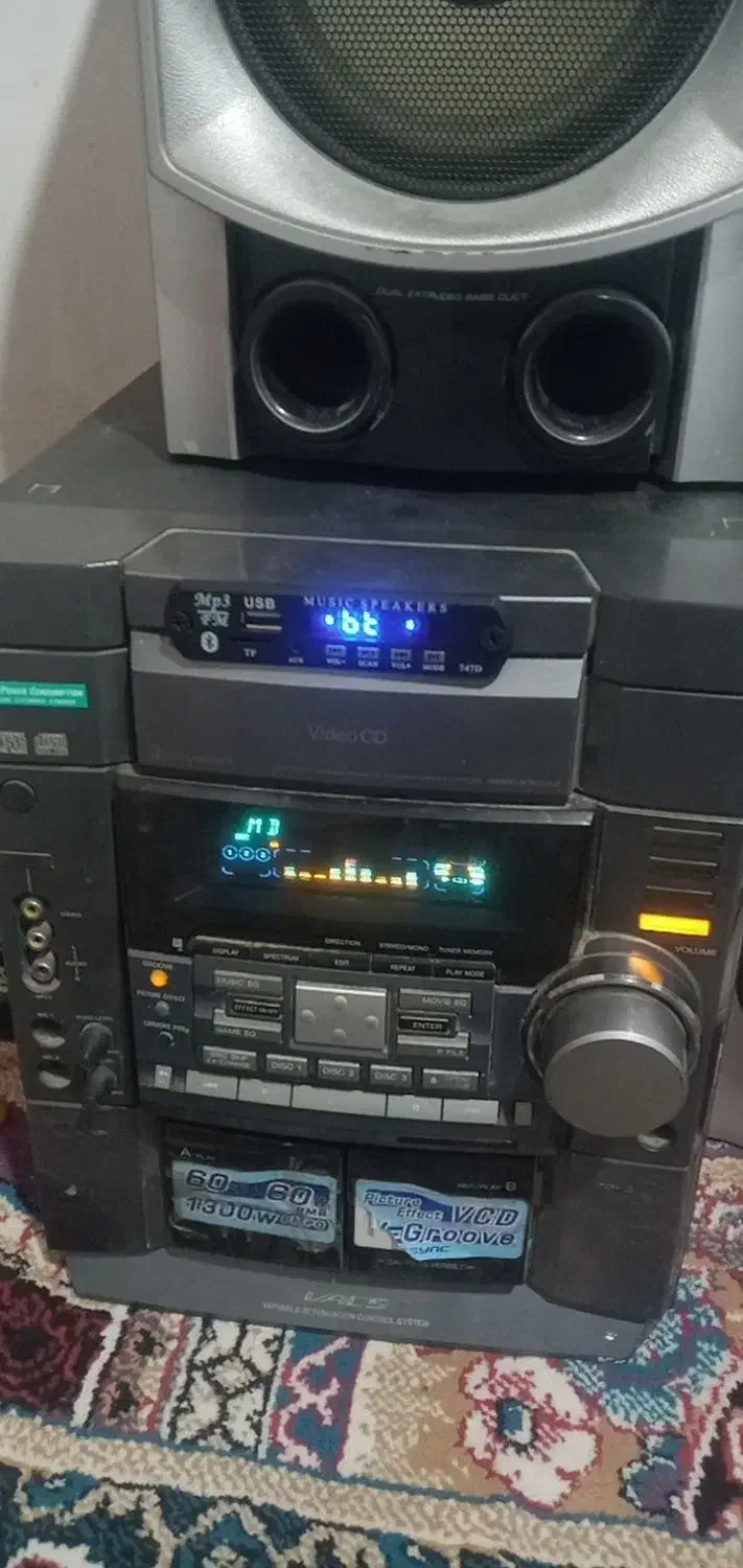 ضبط سونی قدیمی|سیستم صوتی خانگی|هیرمند, |دیوار