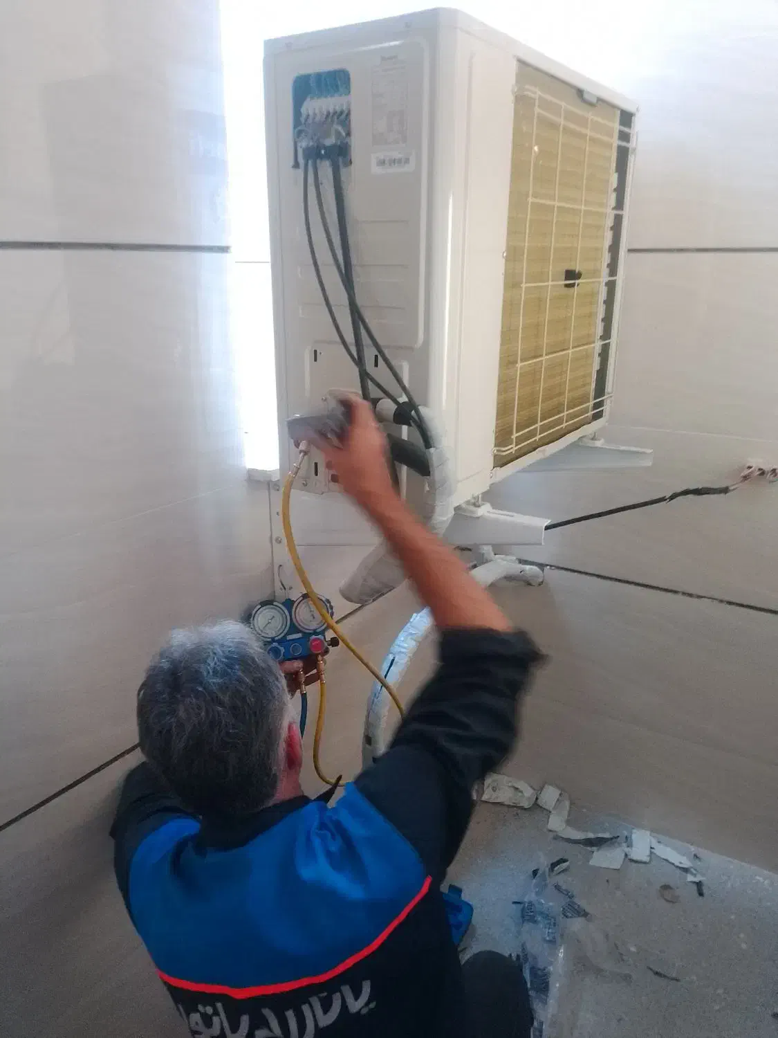 داکت اسپلیت هواساز اسپیلت تعمیرکار|کولر گازی و فنکوئل|کرج, عظیمیه|دیوار