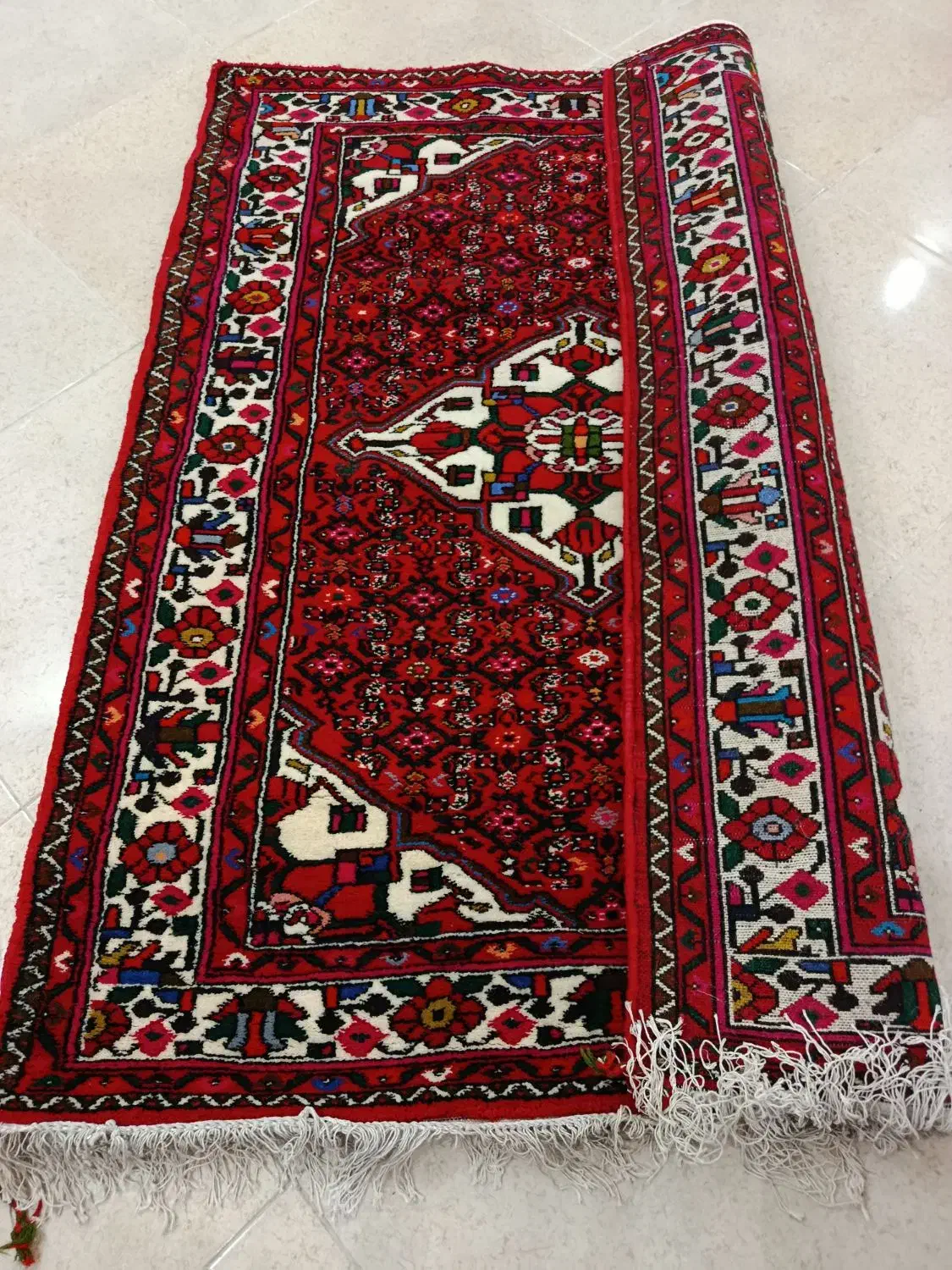 قالی دست باف  همدان|فرش|بندر گناوه, |دیوار