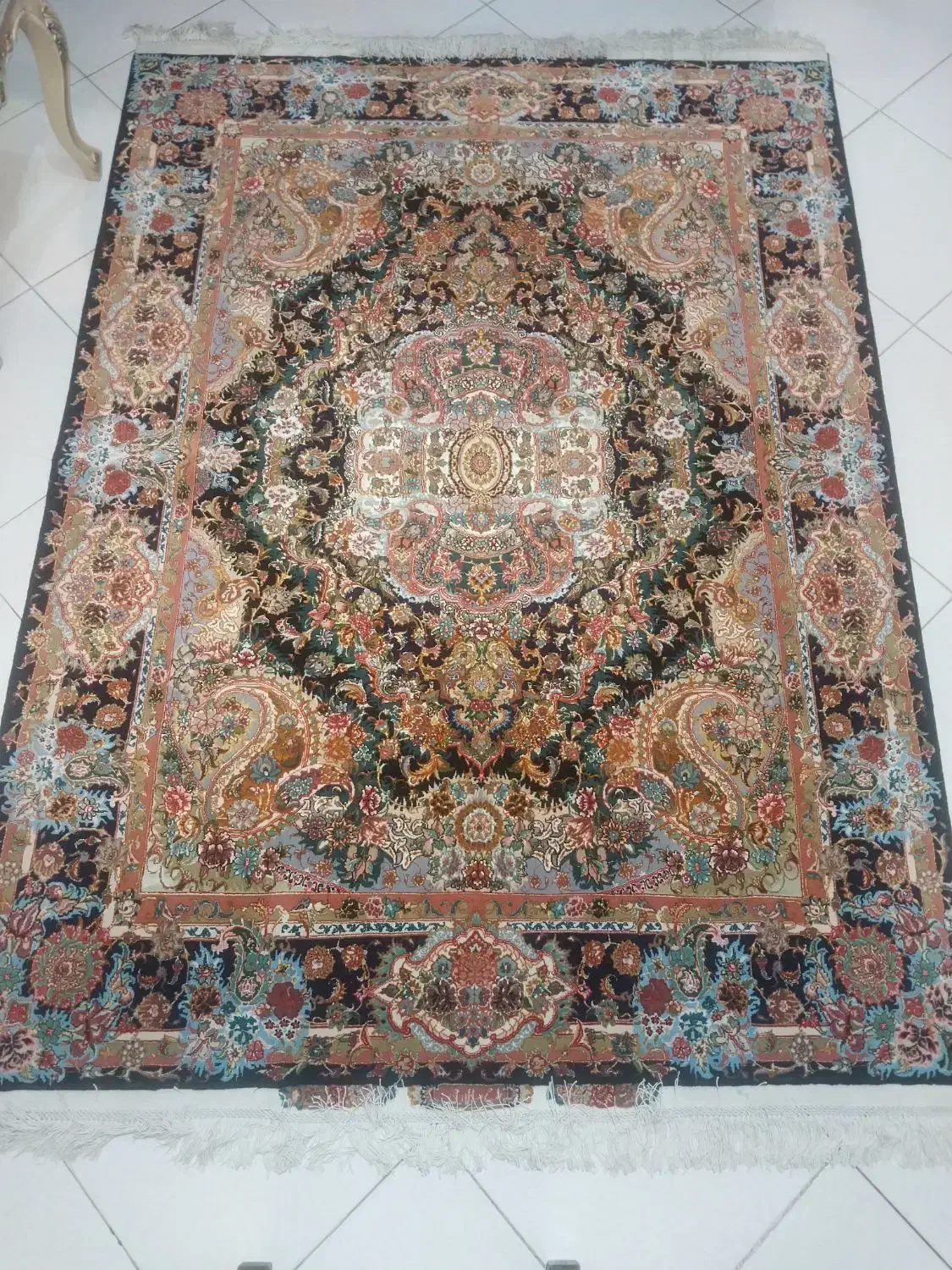 ۵ عدد  فرش دستبافت تبریز نقشه سالاری|فرش|اردبیل, |دیوار