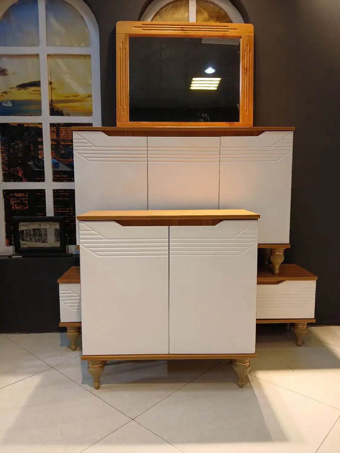 آینه کنسول میز تی وی جاکفشی|بوفه، ویترین، کنسول|آبادان, |دیوار