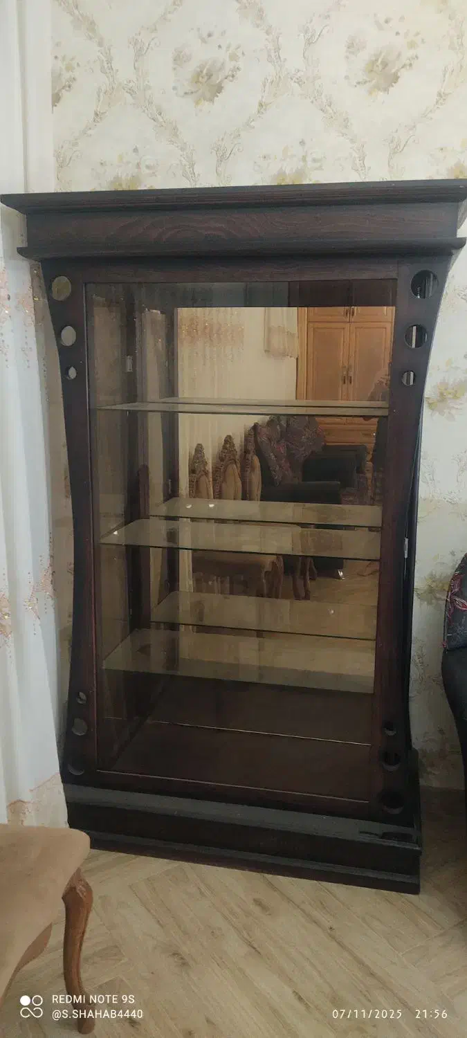 بوفه/ویترین/بوفه چوبی|بوفه، ویترین، کنسول|کاشمر, |دیوار