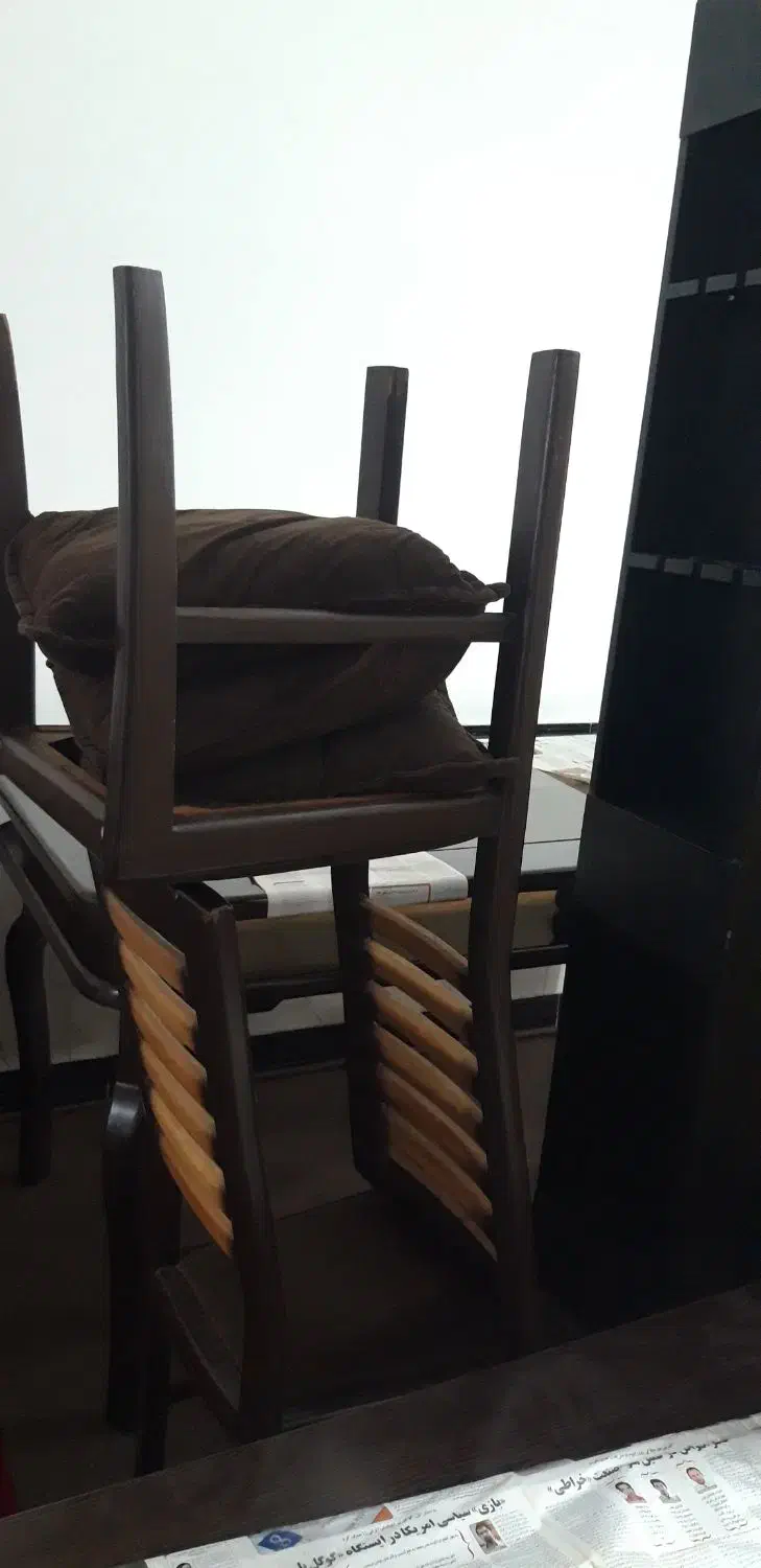 میزناهارخوری  شش نفره چوب راش|میز و صندلی غذاخوری|گرگان, |دیوار