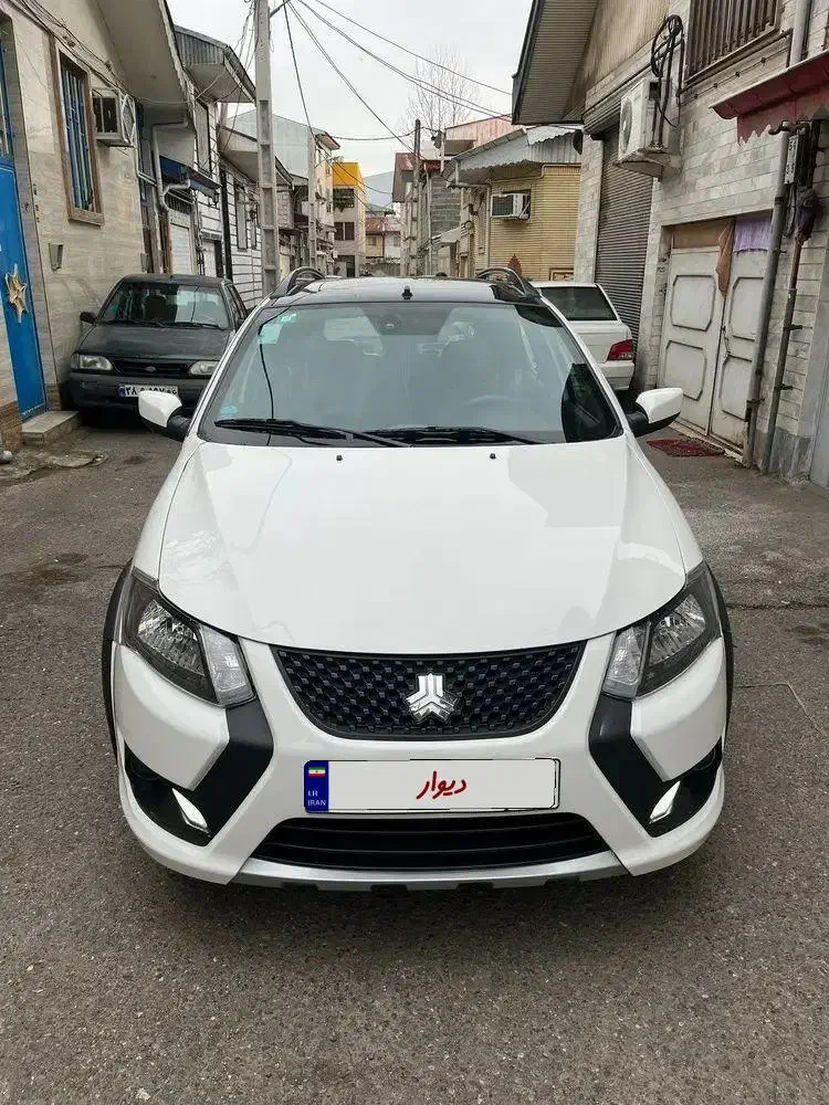 کوییک اس ار ۱۴۰۲ سفید مشکی|خودرو سواری و وانت|رشت, جانبازان|دیوار