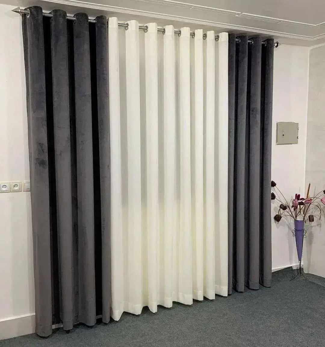 پنل آماده پرده طرحدار و ساده|پرده، رانر، رومیزی|دهدشت, |دیوار