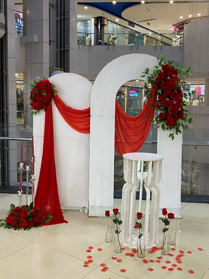 دیزایین یلدایی/دکور/شب چله ای|خدمات پذیرایی، مراسم|مشهد, کوه سنگی|دیوار