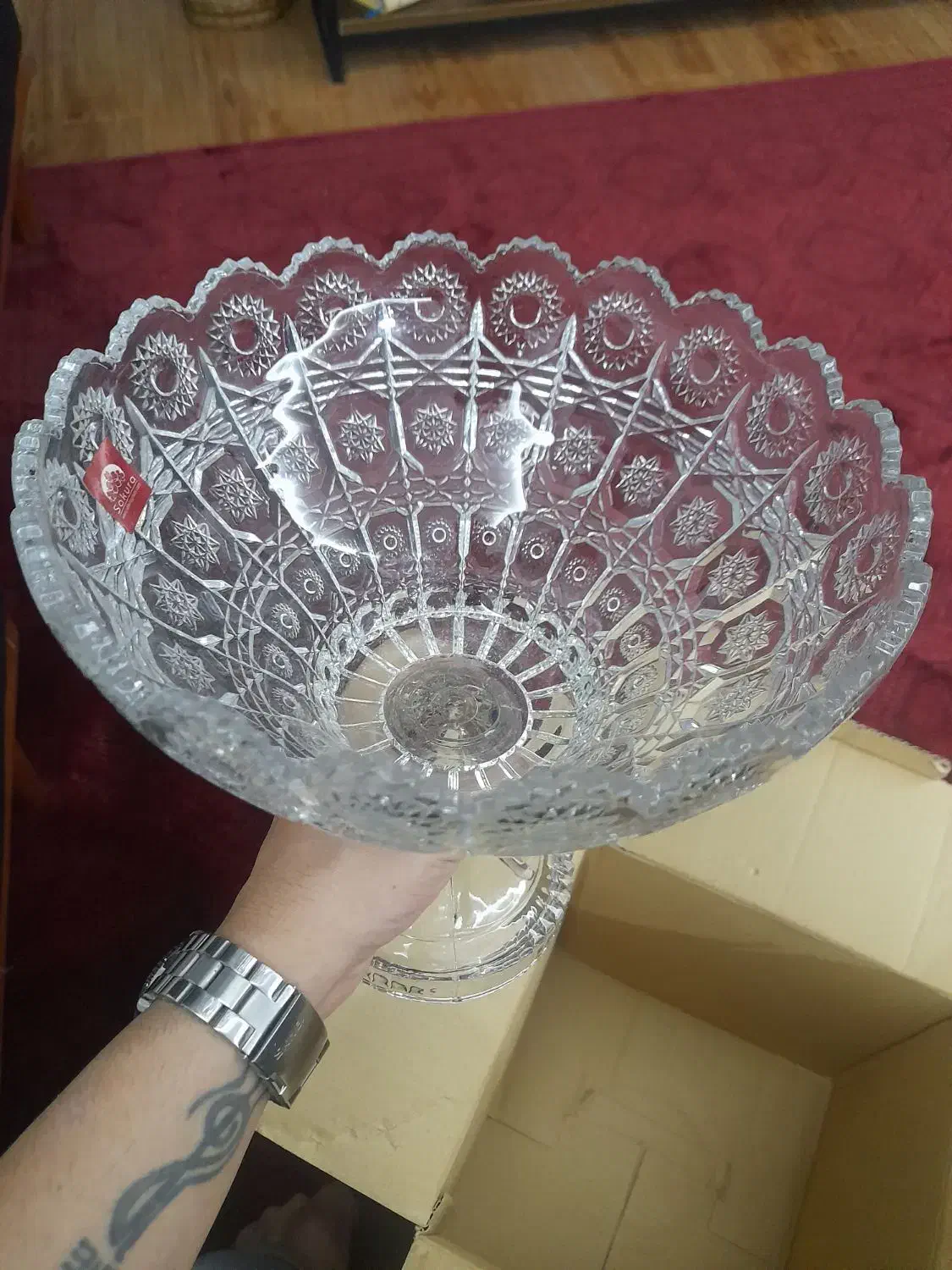 ظرف کریستال میوه خوری|ظروف سرو و پذیرایی|مشهد, حجاب (شهرک غرب)|دیوار