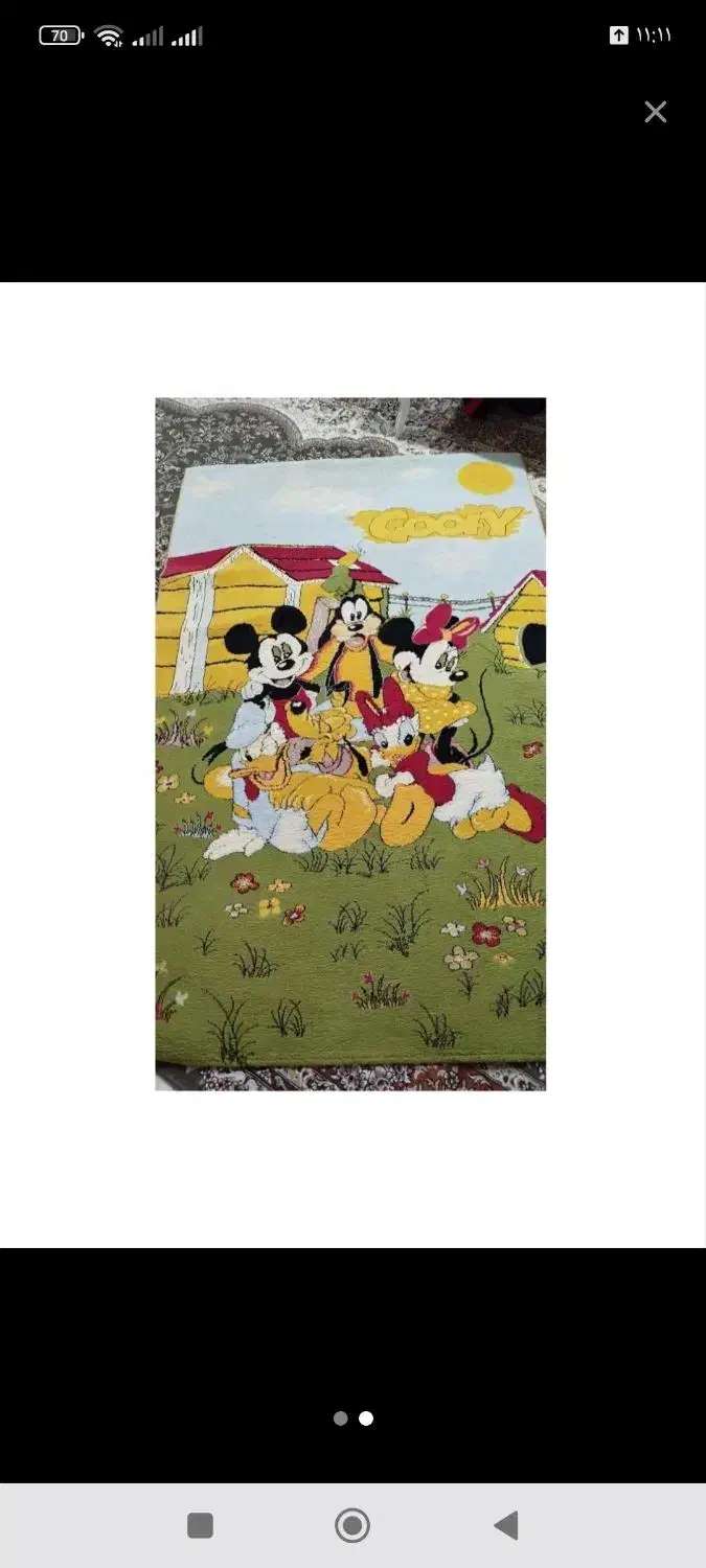 گلیم فرش نوجوان|گلیم، جاجیم، گبه|تاکستان, |دیوار