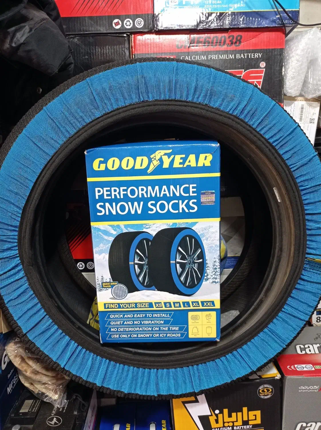 زنجیر چرخ خودروجورابی good year ایتالیایی اصلی|قطعات یدکی و لوازم جانبی|تهران, پامنار|دیوار