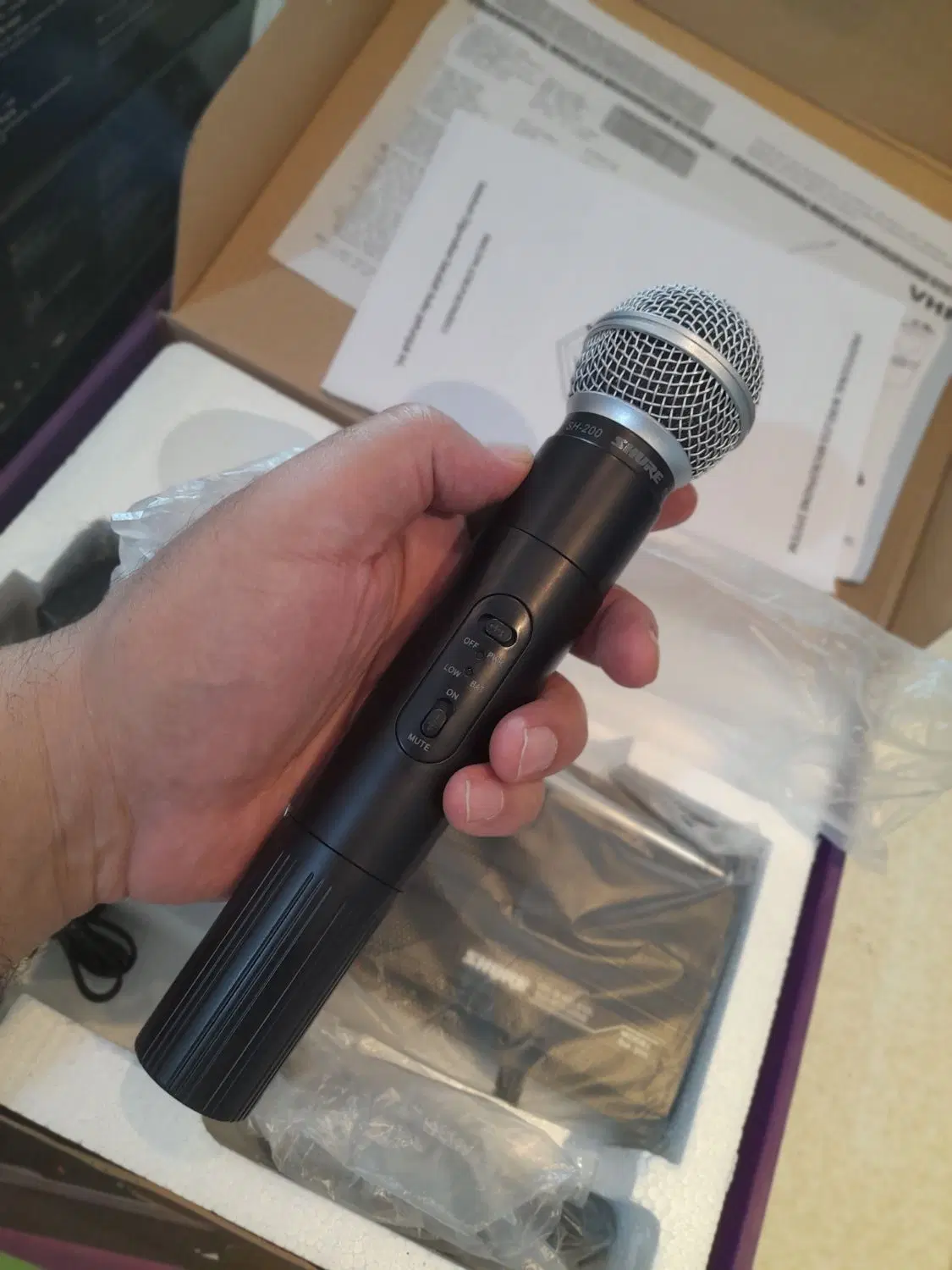 میکروفن بیسیم بی سیم شور SHURE sh 200|سیستم صوتی خانگی|تهران, سازمان برنامه شمالی|دیوار