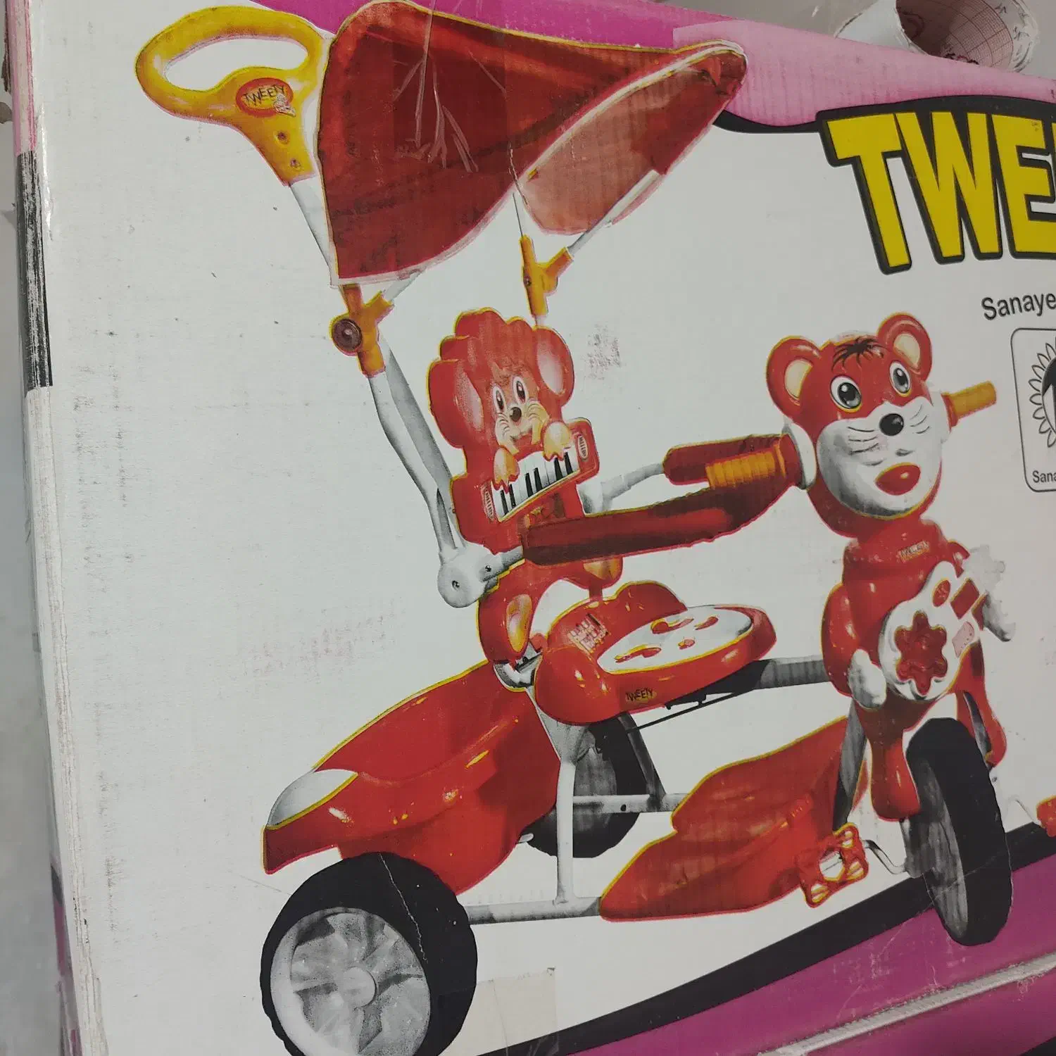 سه چرخه ارابه ای کودک|اسباب و اثاث بچه|آذرشهر, |دیوار