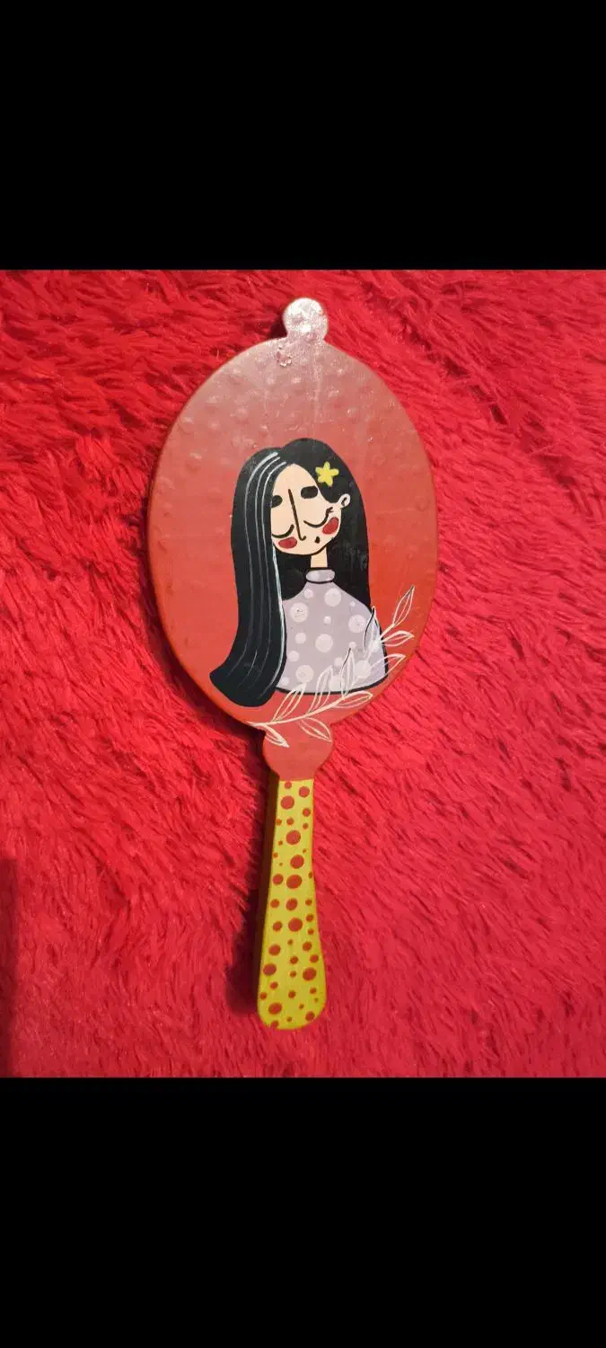 مجسمه چوبی دختر|صنایع دستی و سایر لوازم تزئینی|شهرکرد, |دیوار