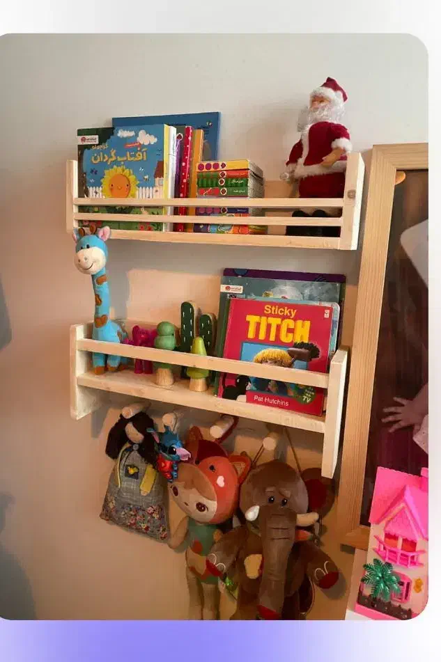 جشنواره روزمادرتاشب یلدا با ماه دکورخونت رو زیباکن|کتابخانه، شلف، قفسه‌های دیواری|رشت, گلباغ نماز|دیوار