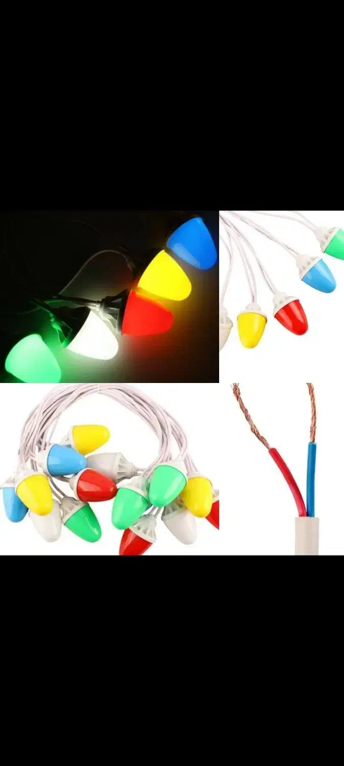 ریسه بلوطی|ریسه و چراغ تزئینی|چهارباغ, |دیوار