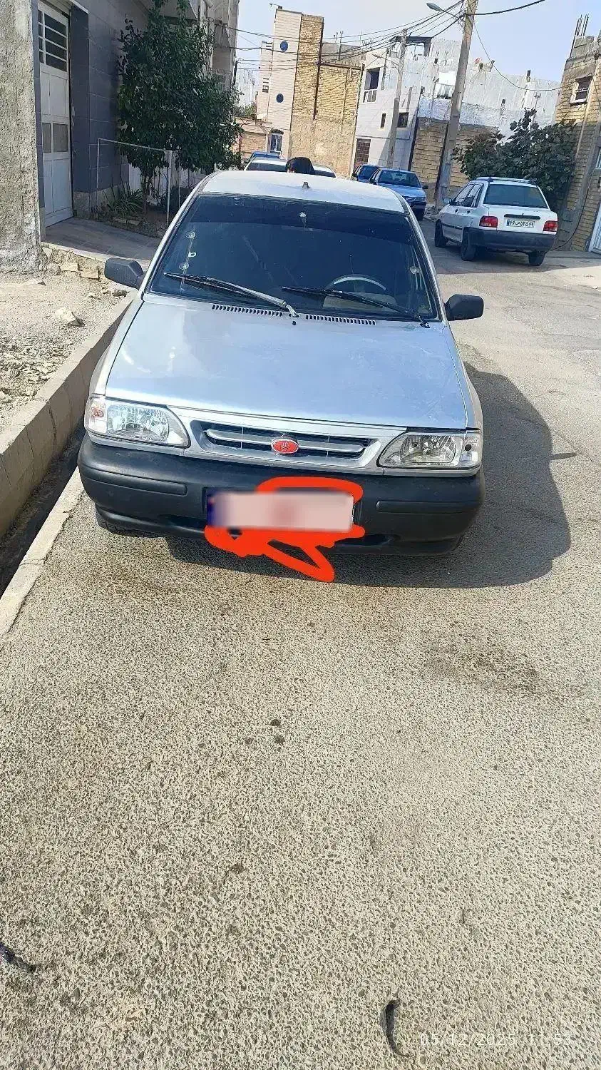 پراید دوگانه شرکتی ۸۶ رنگ نقره ای|خودرو سواری و وانت|چرام, |دیوار