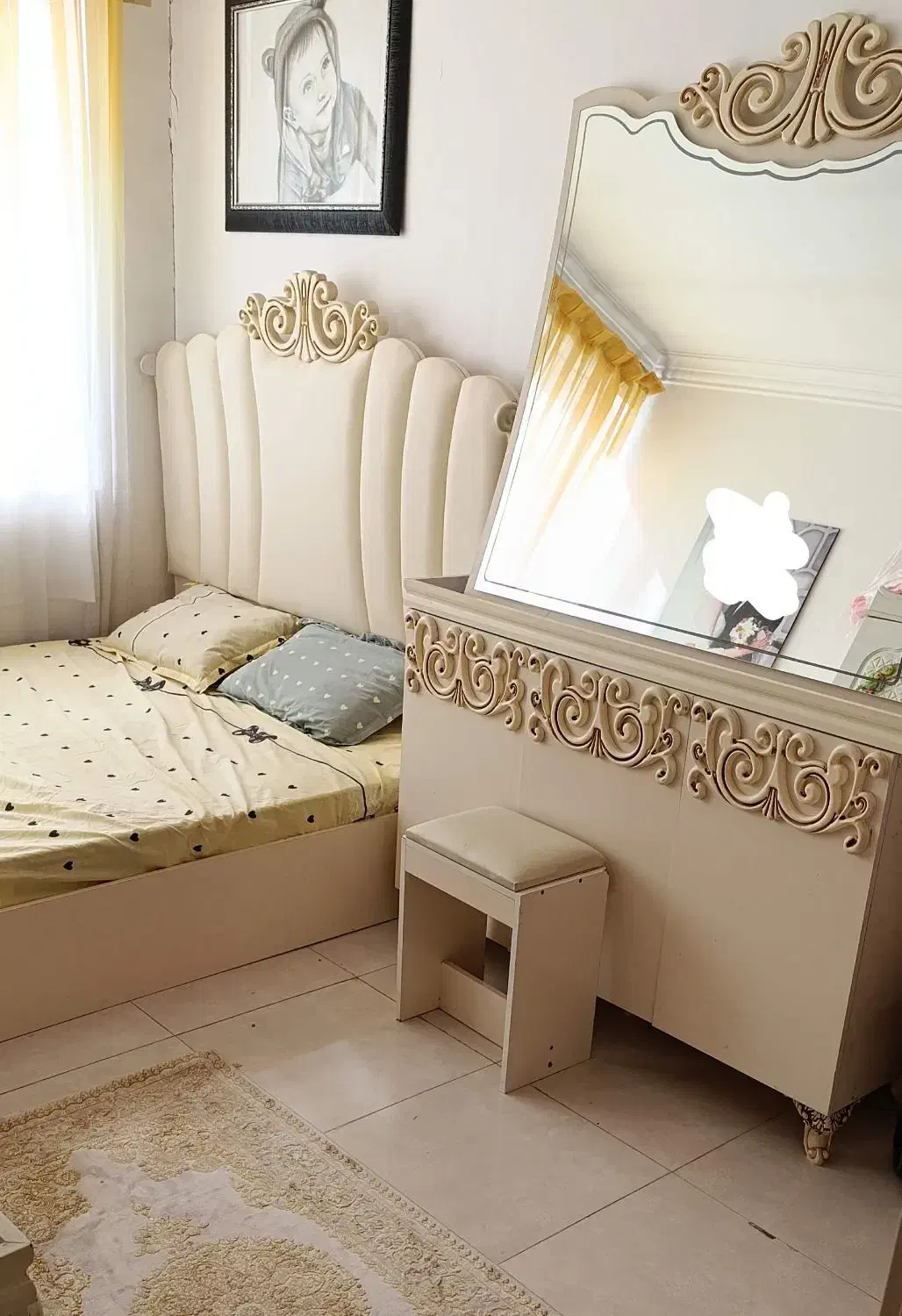 سرویس خواب کامل مدرن|تخت و سرویس خواب|همدان, |دیوار