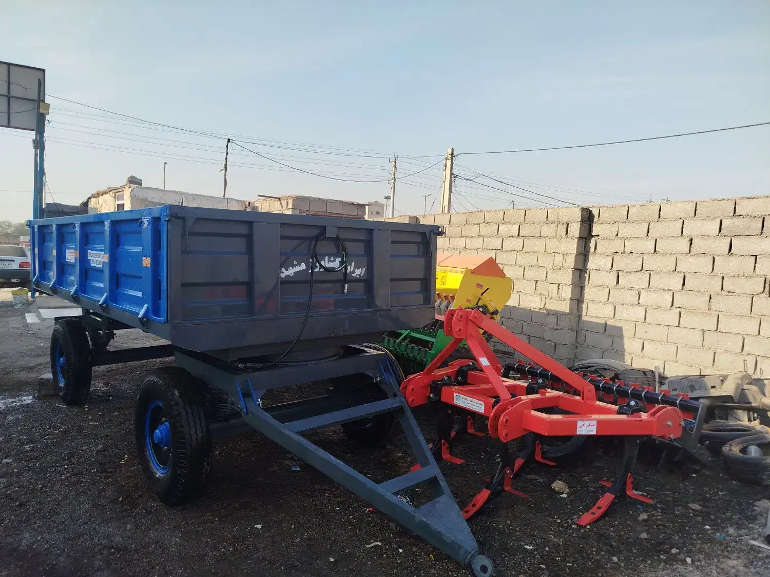 تریلی تراکتور تریلی کشاورزی ادوات تریلی چهار چرخ|خودرو سنگین|باوی, |دیوار