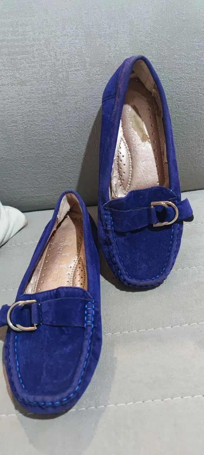 کفش جیر آبی کاربنی|کیف، کفش، کمربند|ماهیدشت, |دیوار