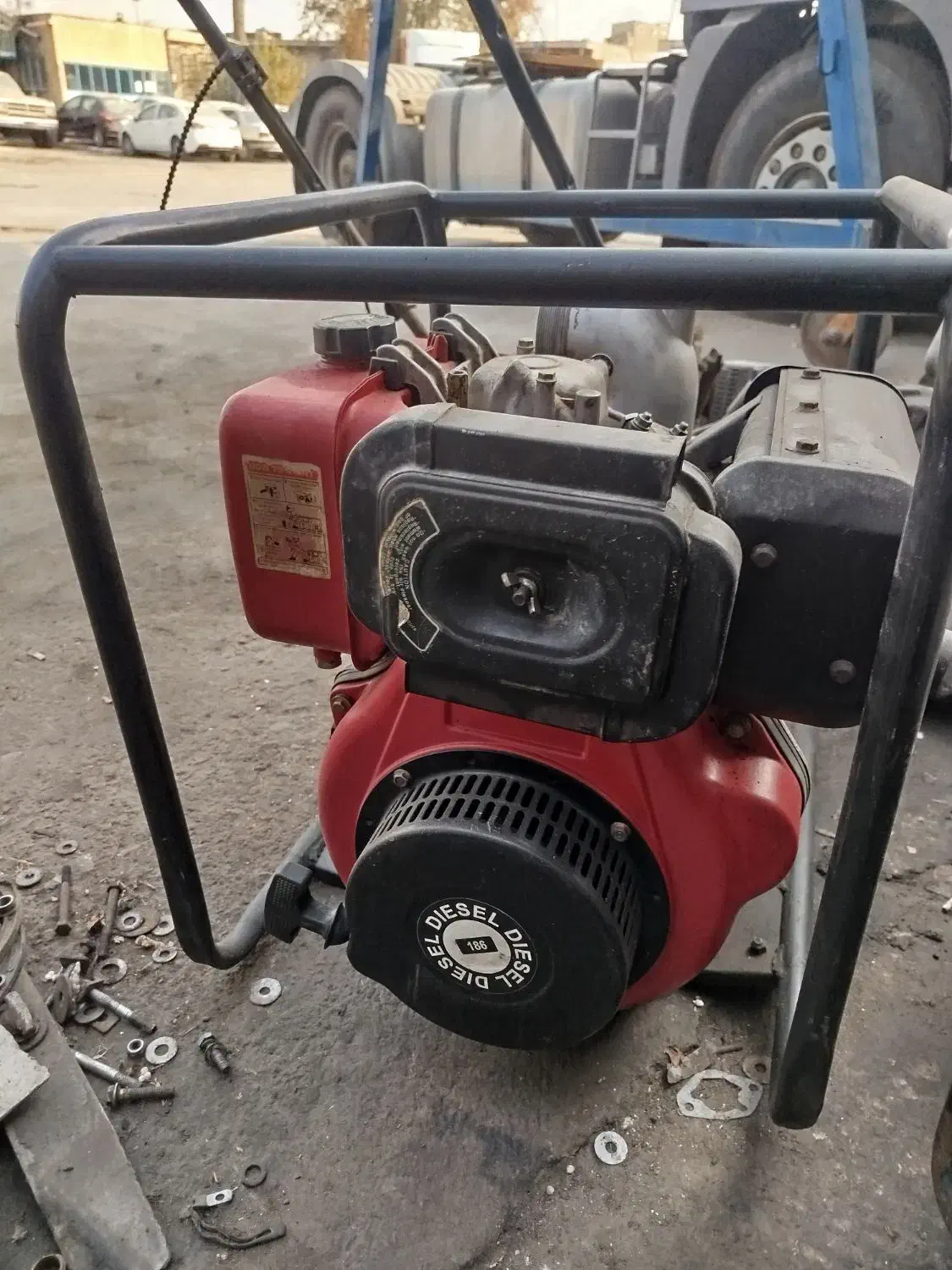 موتور آب دیزل 4 اینچ در حد نو سالم|ماشینآلات صنعتی|تهران, شهید رجایی|دیوار