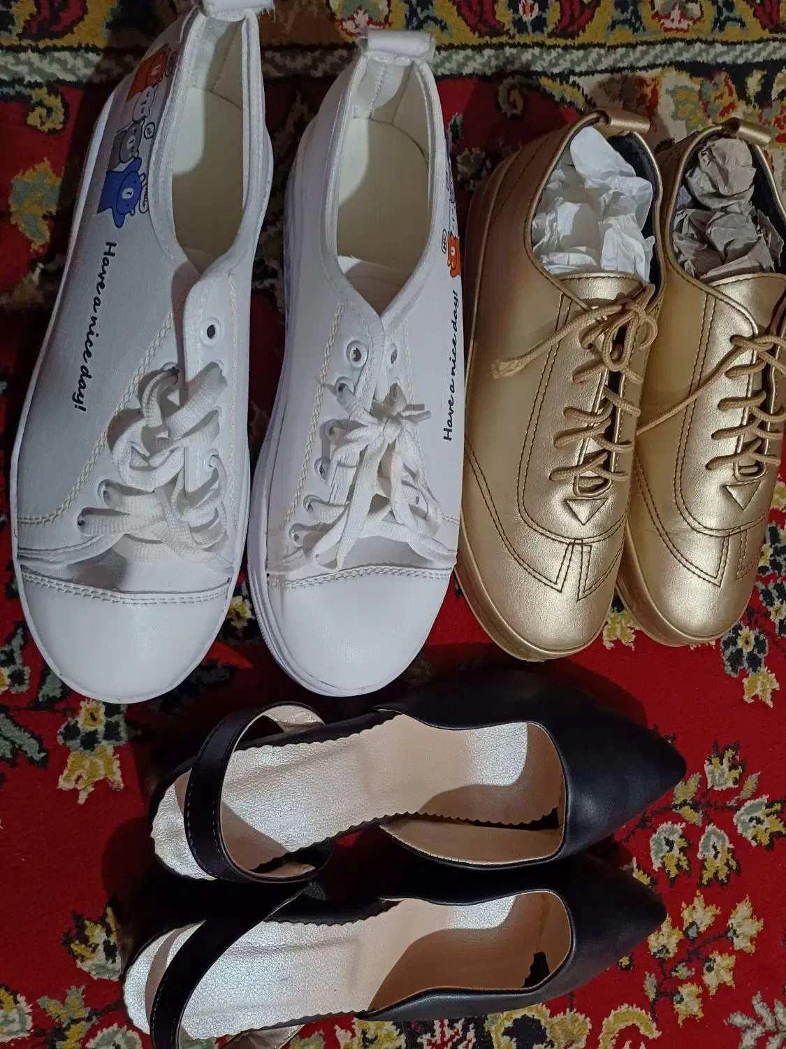 کفش نونوجفتی ۲۵۰|کیف، کفش، کمربند|گتوند, |دیوار