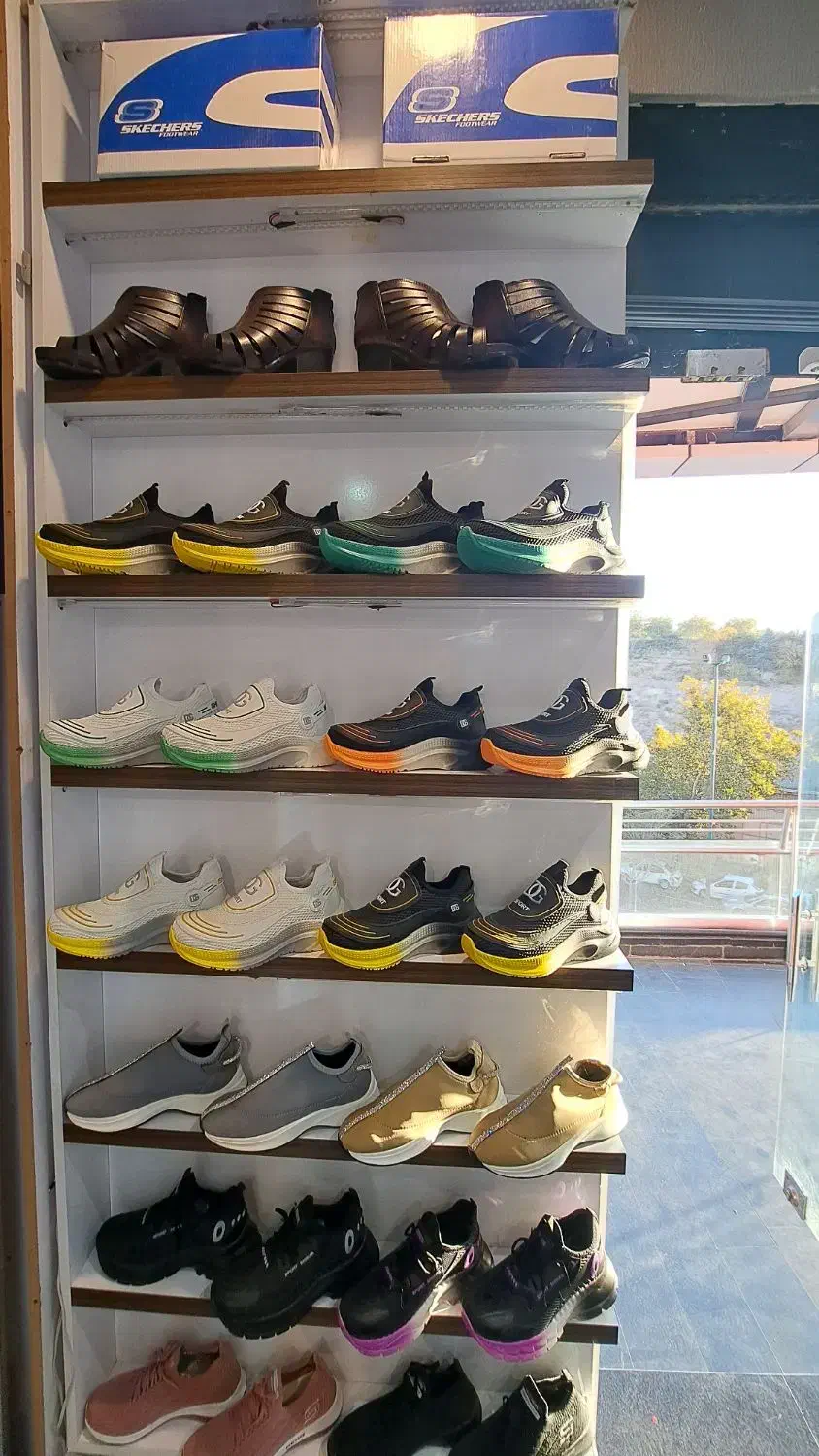 قفسه ۸ طبقه ام دی اف|کتابخانه، شلف، قفسه‌های دیواری|تبریز, |دیوار