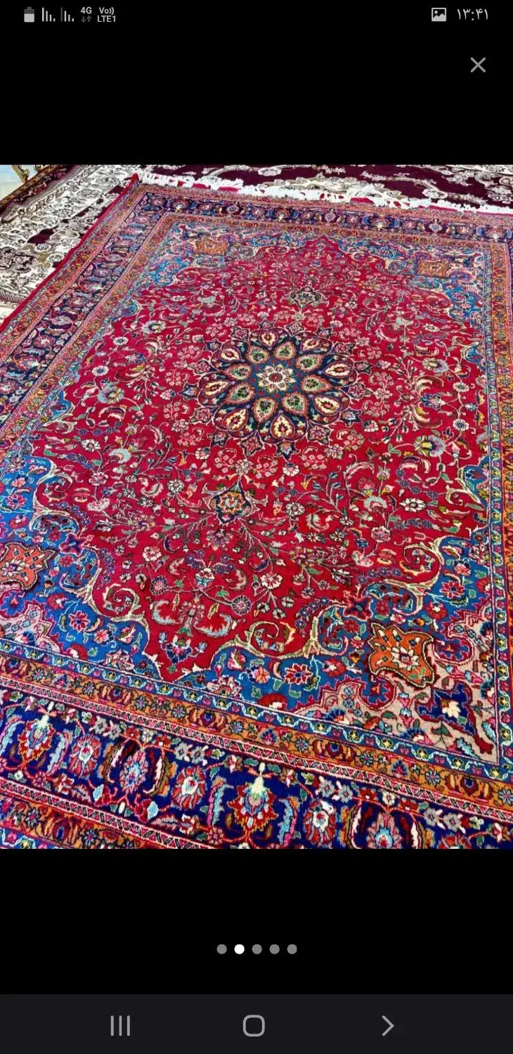 فرش طبیعی ۱۲ متری تک|فرش|اهر, |دیوار