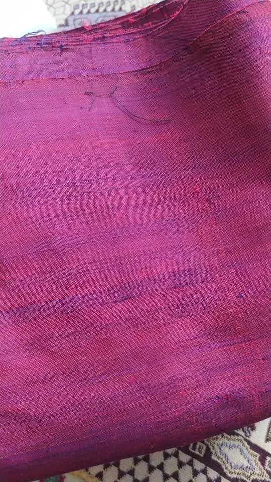 پارچه دستباف ابریشم طبیعی|لوازم خیاطی و بافتنی|آزادشهر, |دیوار